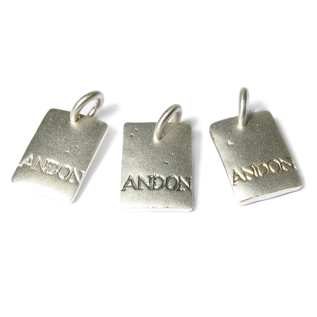 Diana Porter Jewellery etched and on charm