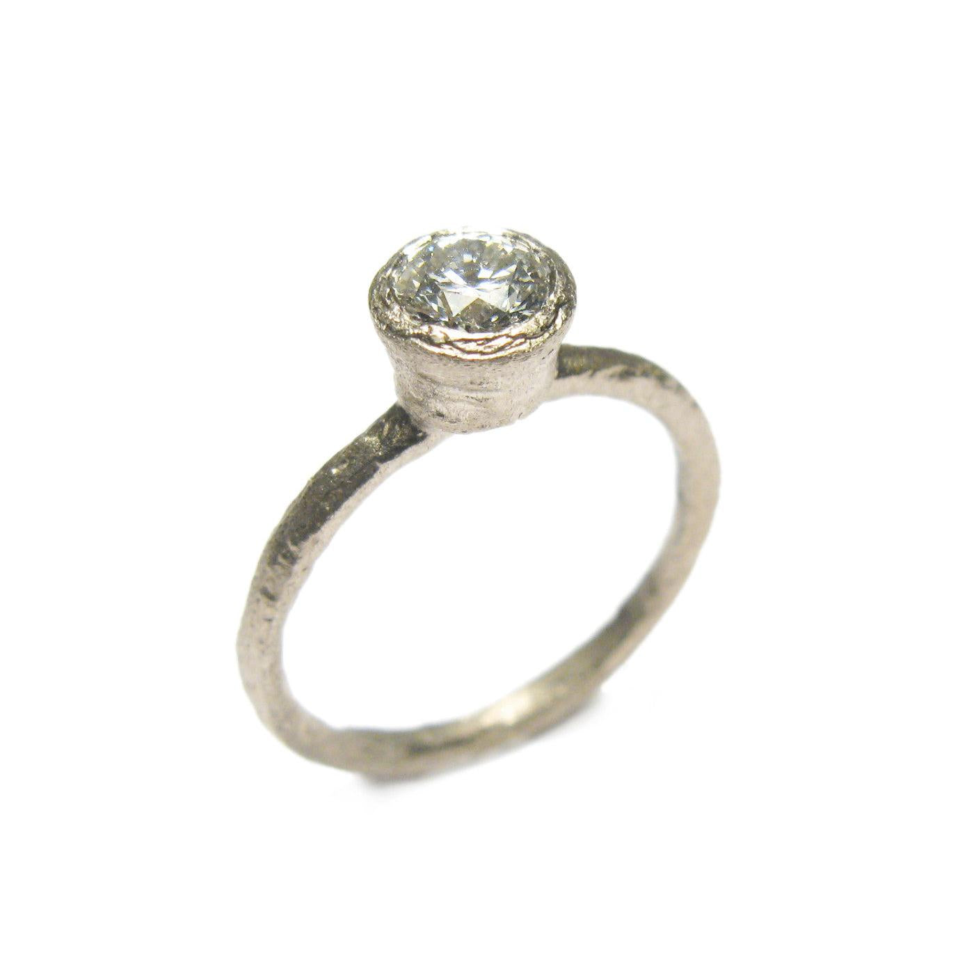 Diana Porter Jewellery unique diamond white gold engagement ring