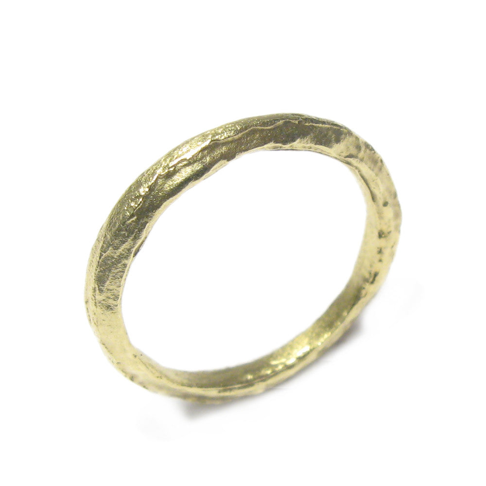Diana Porter Jewellery contemporary green gold wedding ring