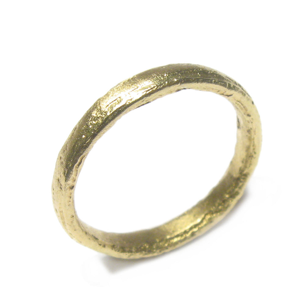 Diana Porter Jewellery unique green gold wedding ring