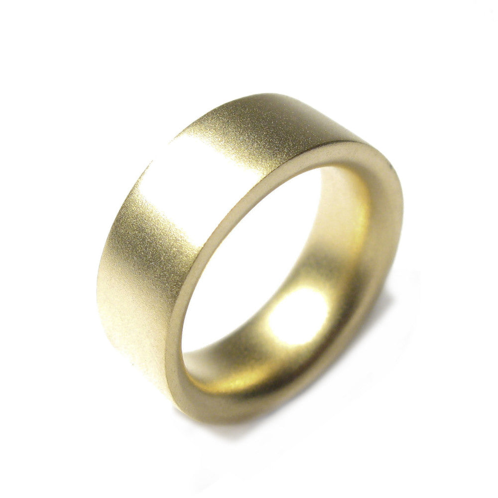 Diana Porter Jewellery mens yellow gold wedding band