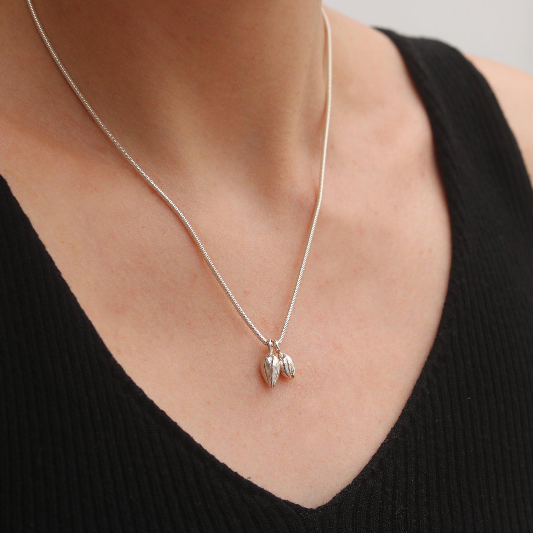 Latham and Neve Rosebud Necklace