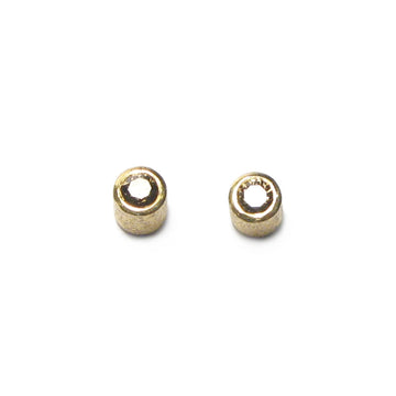 Diana Porter Jewellery contemporary gold brown diamond stud earrings