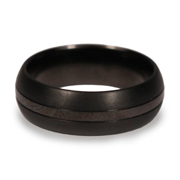 GETi Black Zirconium Dome Profile Ring