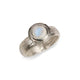 Bespoke - White Gold Ring with Opal