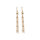 Momocreatura Micro Shooting Star Drop Earrings Gold Plate