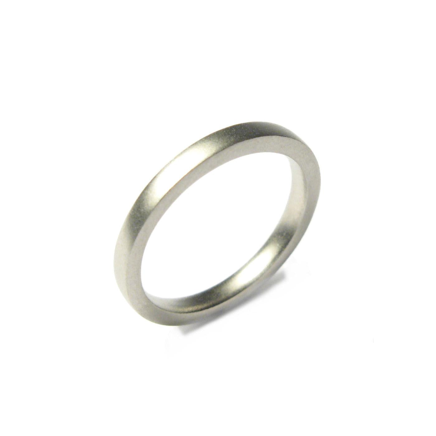Diana Porter Jewellery contemporary platinum wedding ring