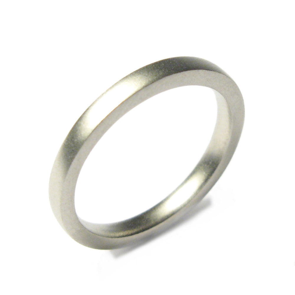 Diana Porter Jewellery contemporary platinum wedding ring