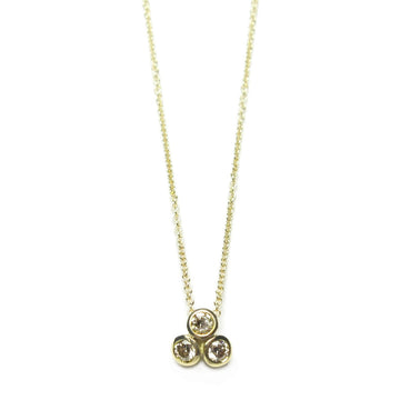 Diana Porter Jewellery contemporary chocolate diamond yellow gold necklace
