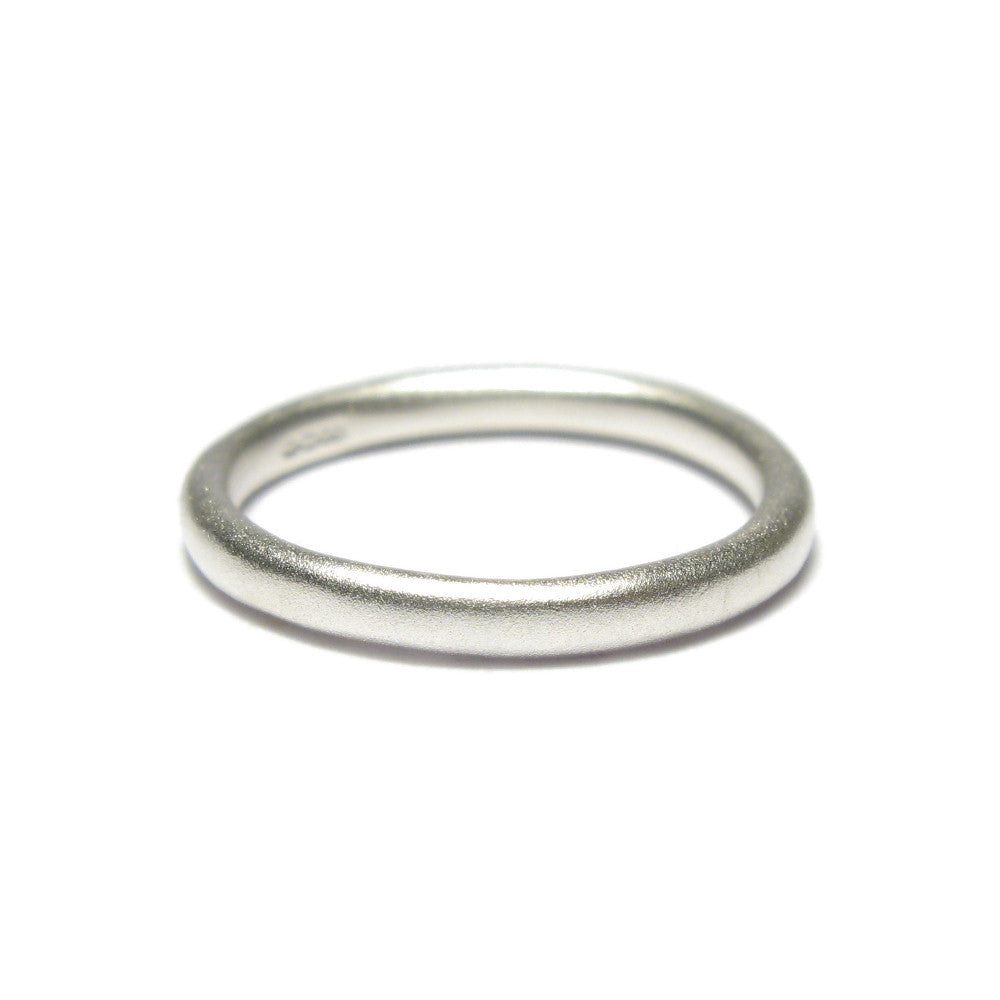 Diana Porter Jewellery contemporary plain silver stacking ring