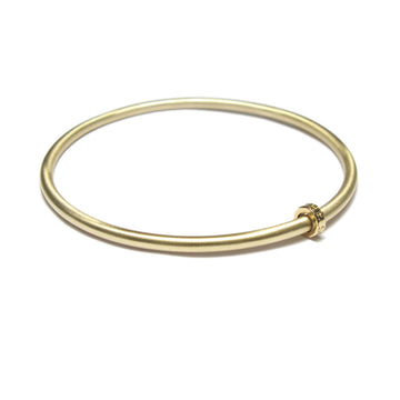 Diana Porter Jewellery contemporary yellow gold bead bangle