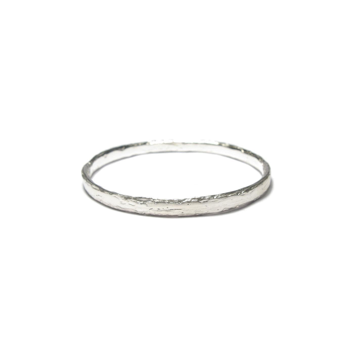 Diana Porter Jewellery contemporary etched silver bangle