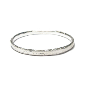 Diana Porter Jewellery contemporary etched silver bangle