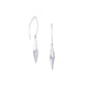 Alice Barnes Shard Drop Earrings Silver