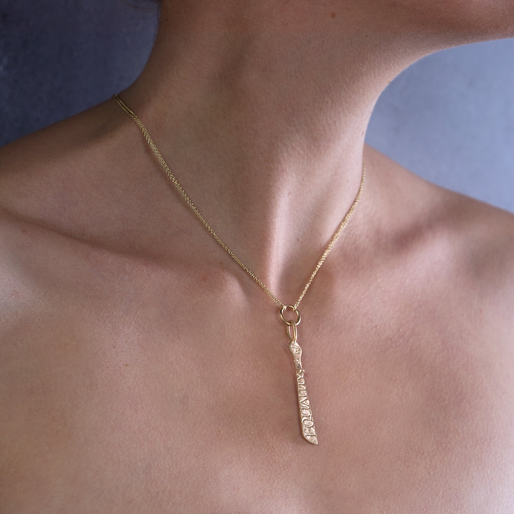 Fairtrade 9ct Yellow Gold 'Equality' Sibyl Necklace