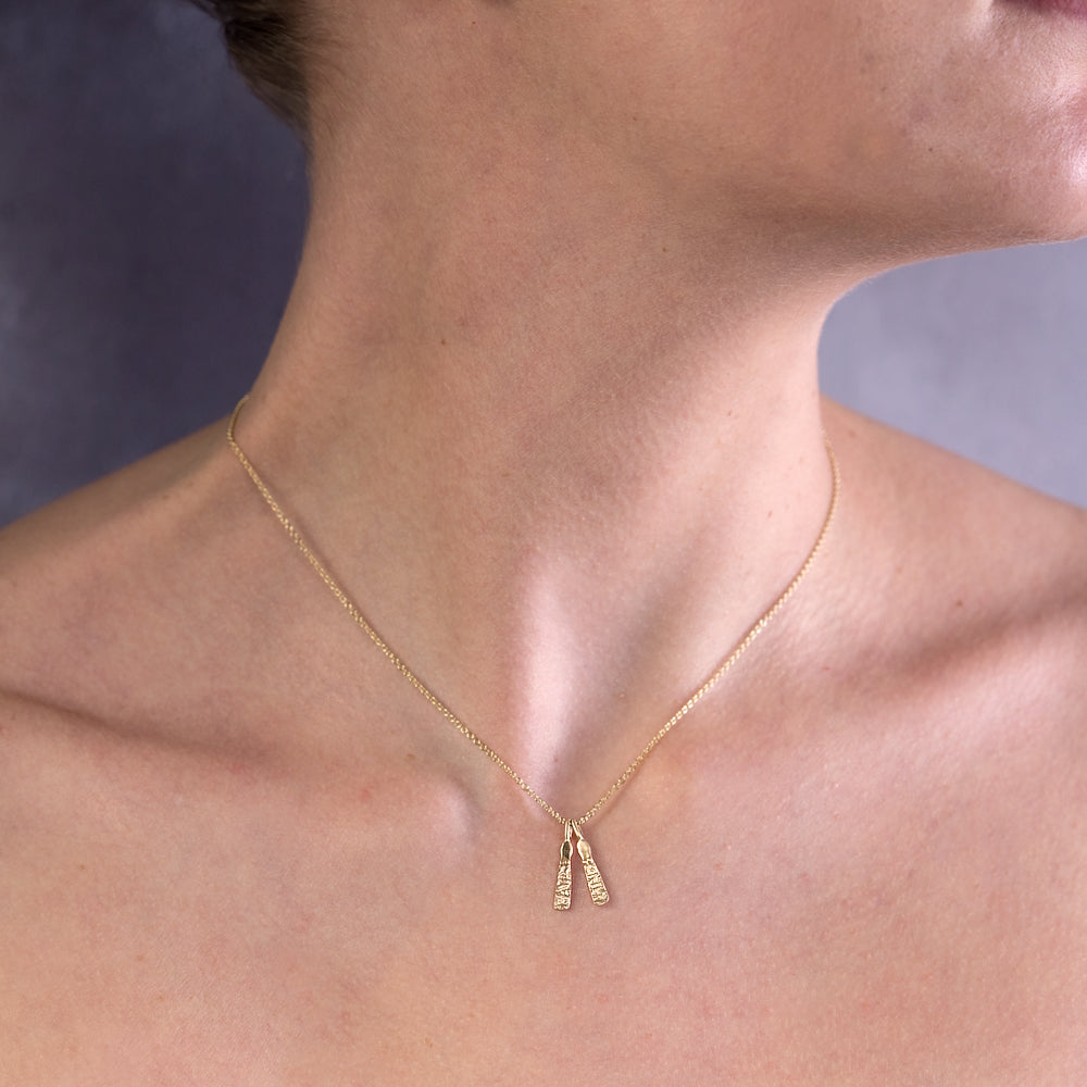 Fairtrade 9ct Yellow Gold Mini Sibyl Necklace